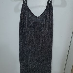 Black Glitter Dress